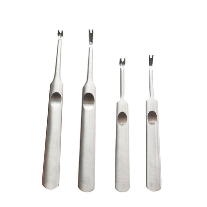 V-shaped and U-shaped leather trench cutter (groover) - leathercraft tool - ArtOm_farm™ MICROGREENS