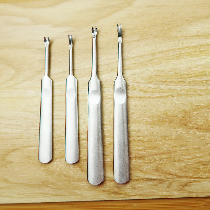 V-shaped and U-shaped leather trench cutter (groover) - leathercraft tool - ArtOm_farm™ MICROGREENS