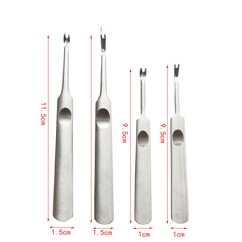 V-shaped and U-shaped leather trench cutter (groover) - leathercraft tool - ArtOm_farm™ MICROGREENS