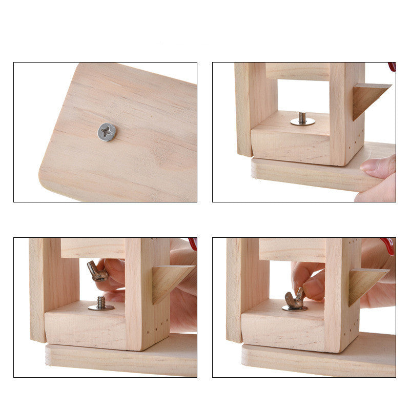 Leather Sewing Pony Clamp - Leatherwork Holder - ArtOm_farm™ MICROGREENS