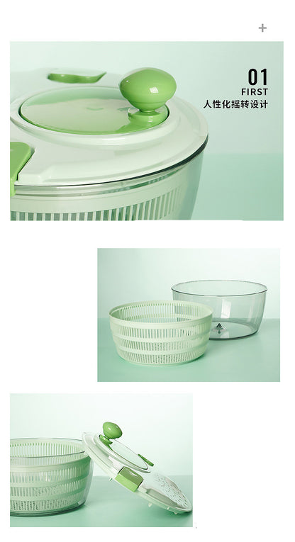 Household Vegetable And Fruit Dehydration Machine Vegetable Washing Machine Dehydration Basket - ArtOm_farm™ MICROGREENS