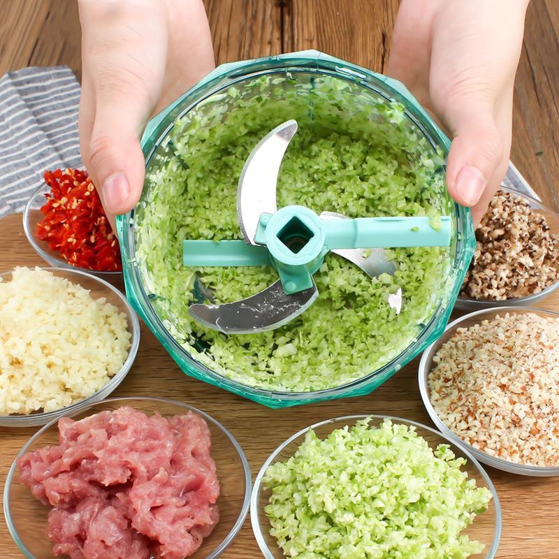 Multifunctional Plastic Vegetable and Garlic Chopper