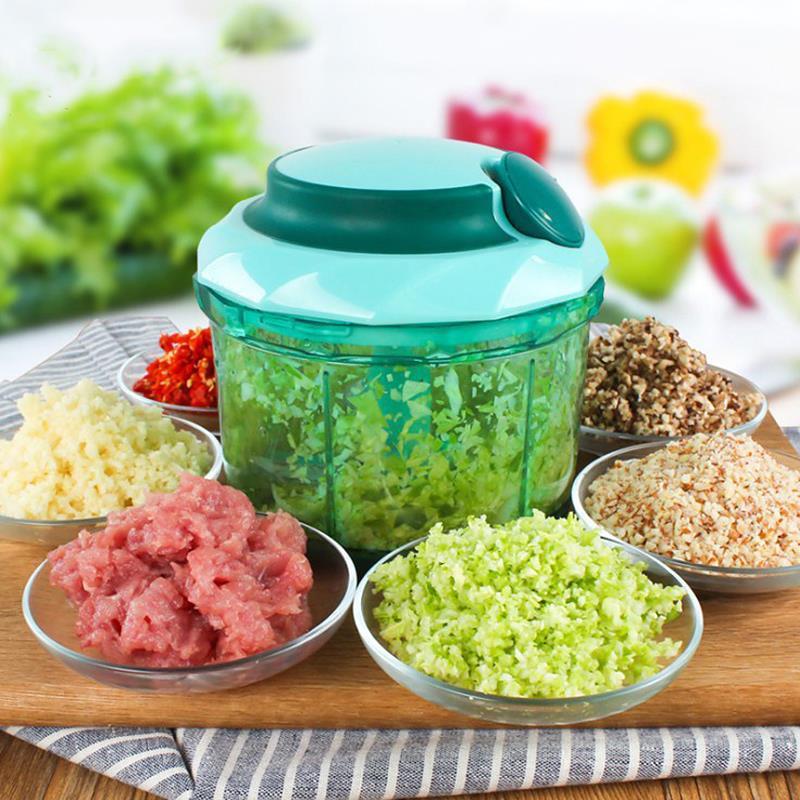 Multifunctional Plastic Vegetable and Garlic Chopper