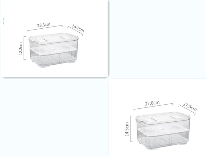 Fruit and Vegetable Storage Box with Lid