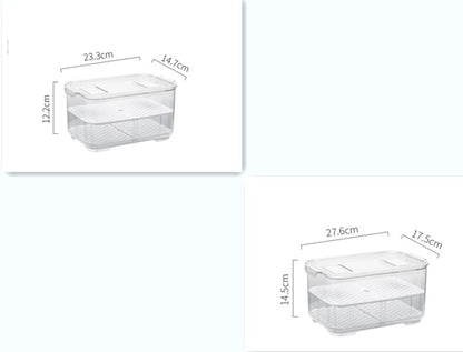 Fruit and Vegetable Storage Box with Lid