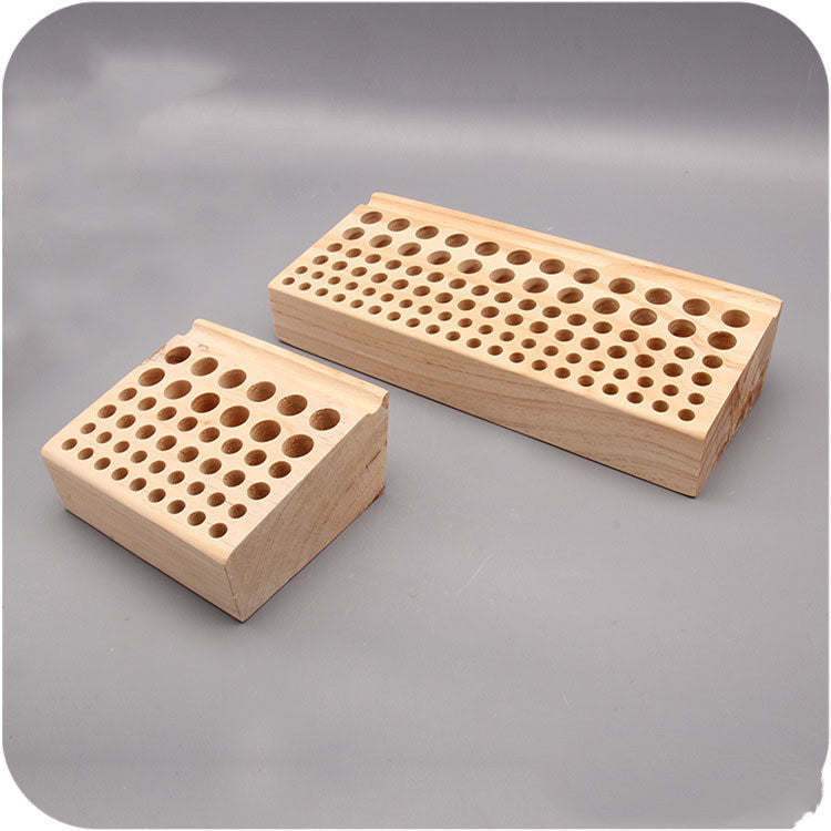 Multifunctional Pine Tool Stand Organizer for Leather Craft - ArtOm_farm™ MICROGREENS