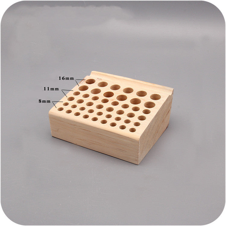 Multifunctional Pine Tool Stand Organizer for Leather Craft - ArtOm_farm™ MICROGREENS