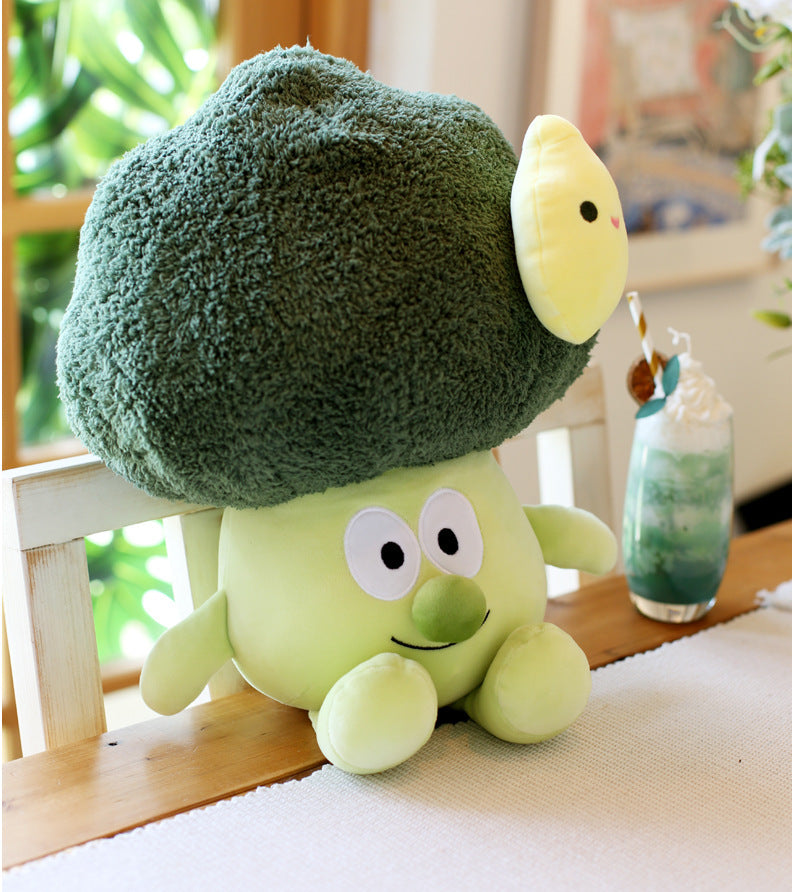 Funny Plush Cabbage Head - ArtOm_farm™ MICROGREENS