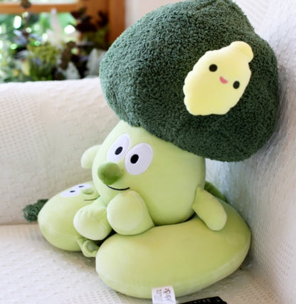 Funny Plush Cabbage Head - ArtOm_farm™ MICROGREENS