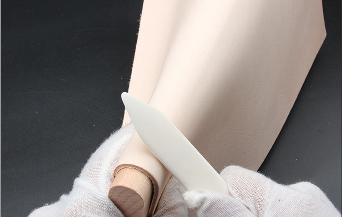 WUTA Bone Polisher Made of Natural Cow Bone for Leather Processing - ArtOm_farm™ MICROGREENS