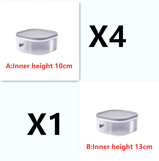 Kitchen Insulation Vegetable Cover Can Be Superimposed with Cover Insect-proof Hygienic and Convenient Meal Storage Box - ArtOm_farm™ MICROGREENS