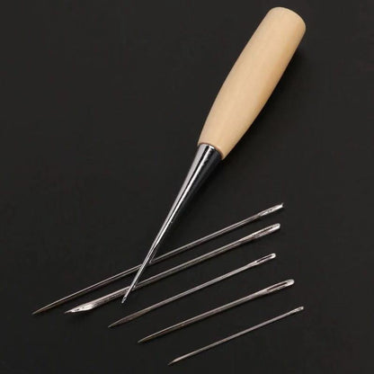 4 in 1 Leather Hand Sewing Tool Kit - DIY Leathercraft Kit - ArtOm_farm™ MICROGREENS