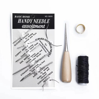 4 in 1 Leather Hand Sewing Tool Kit - DIY Leathercraft Kit - ArtOm_farm™ MICROGREENS