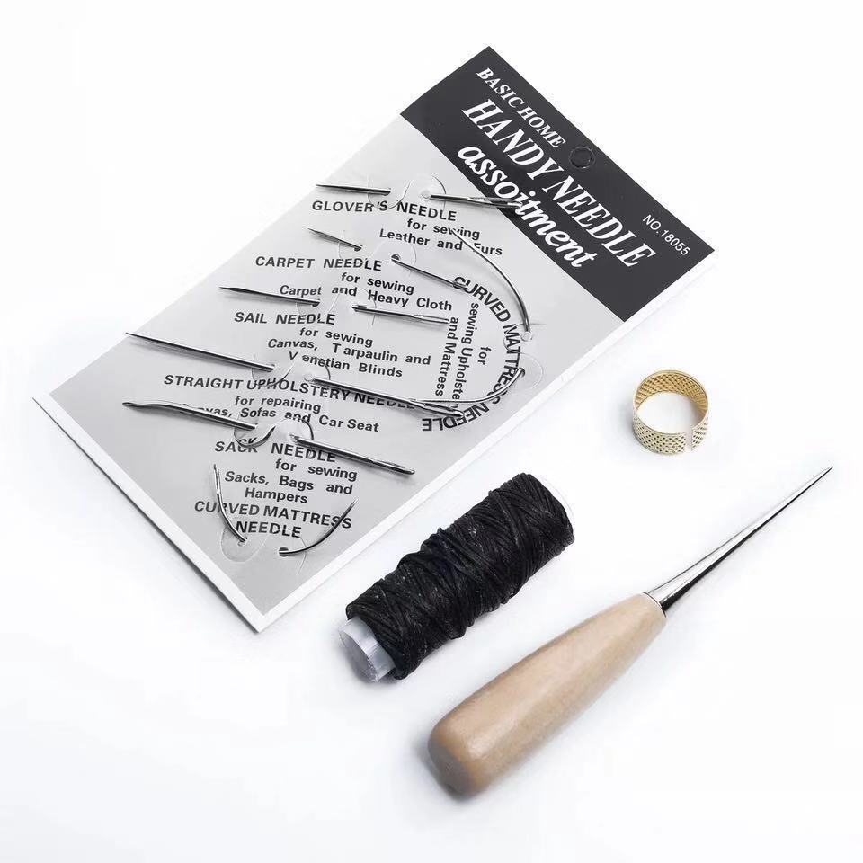 4 in 1 Leather Hand Sewing Tool Kit - DIY Leathercraft Kit - ArtOm_farm™ MICROGREENS