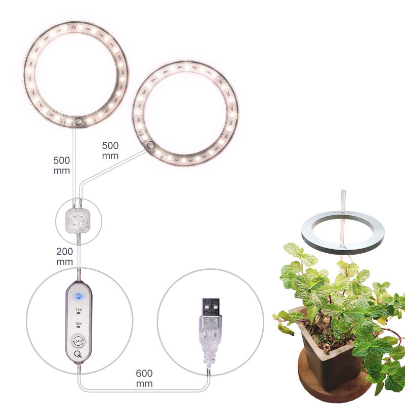 LED Angel Ring Grow Light