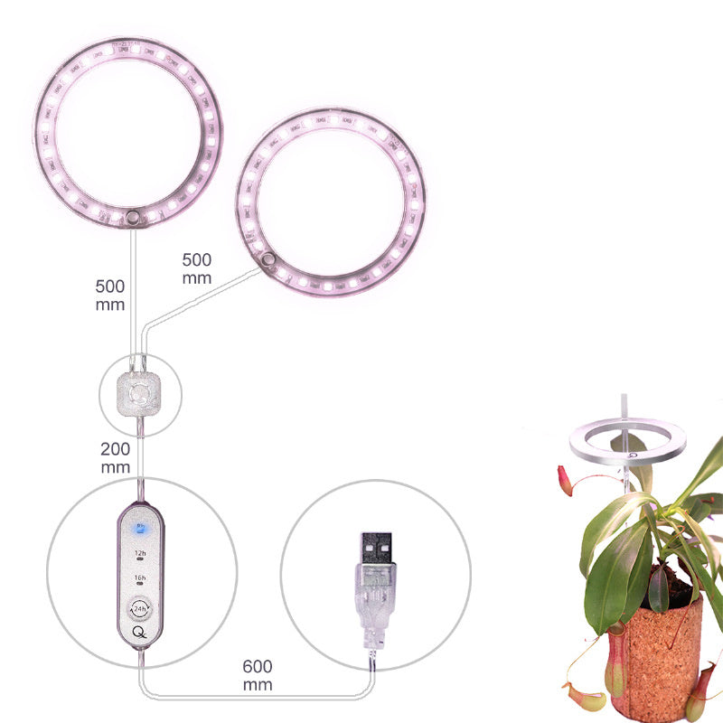 LED Angel Ring Grow Light