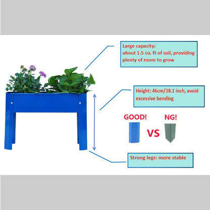 Metal Plant Boxes for Flowers, Fruits, Herbs and Vegetables - ArtOm_farm™ MICROGREENS