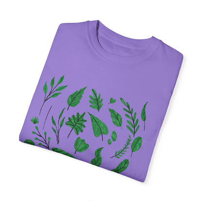 អាវយឺត Unisex Garment-Dyed T-shirt សម្រាប់ការលួងលោមទាន់សម័យ និងភាពសម្បូរបែប