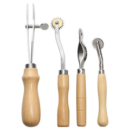 Leather Craft and Hand Sewing Kit - Leatherworker Tool Kit - ArtOm_farm™ MICROGREENS