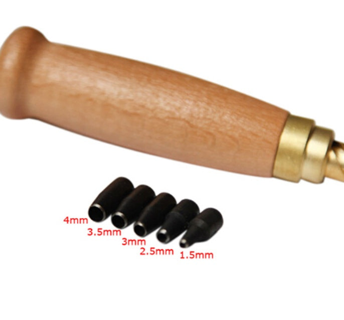 Set of rotating leather punches, 6 in 1 - ArtOm_farm™ MICROGREENS