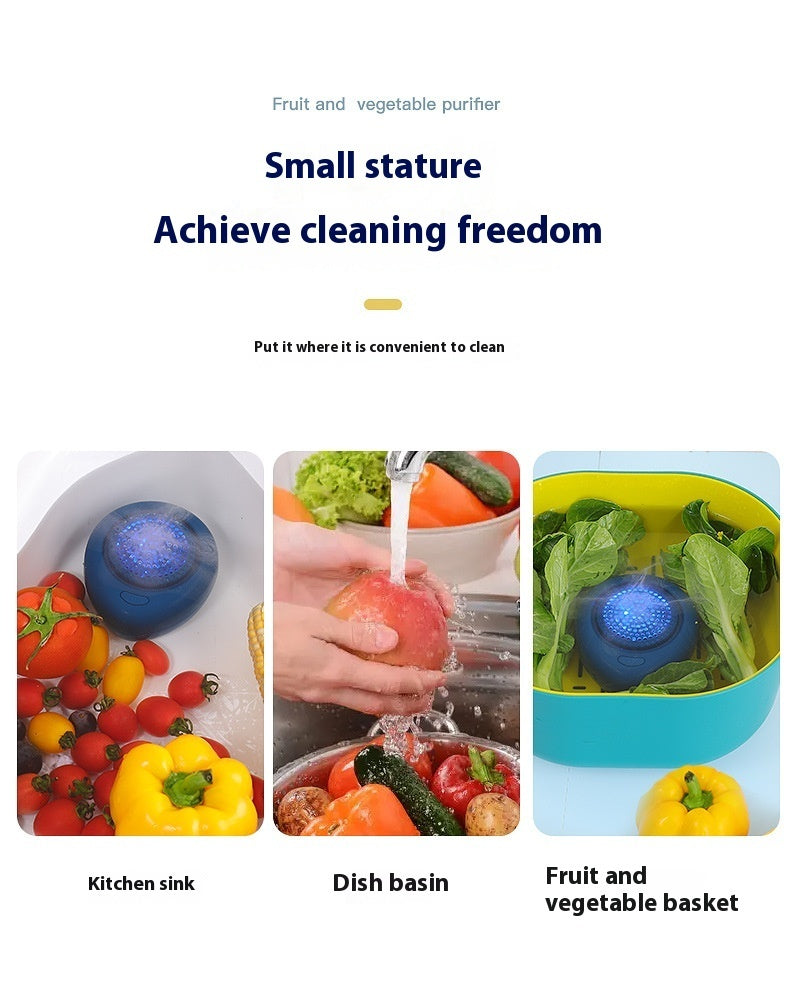 Fruit And Vegetable Purifier Household Fruit Pesticide Removal Sterilization Washing Machine Automatic Dish-washing