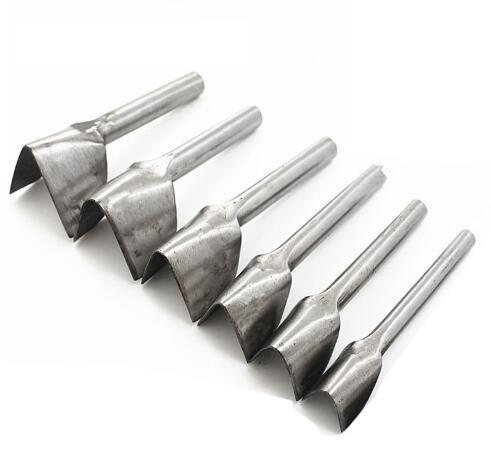 Set of 6 Steel Half-Round Leather Punches (15-40mm) - ArtOm_farm™ MICROGREENS