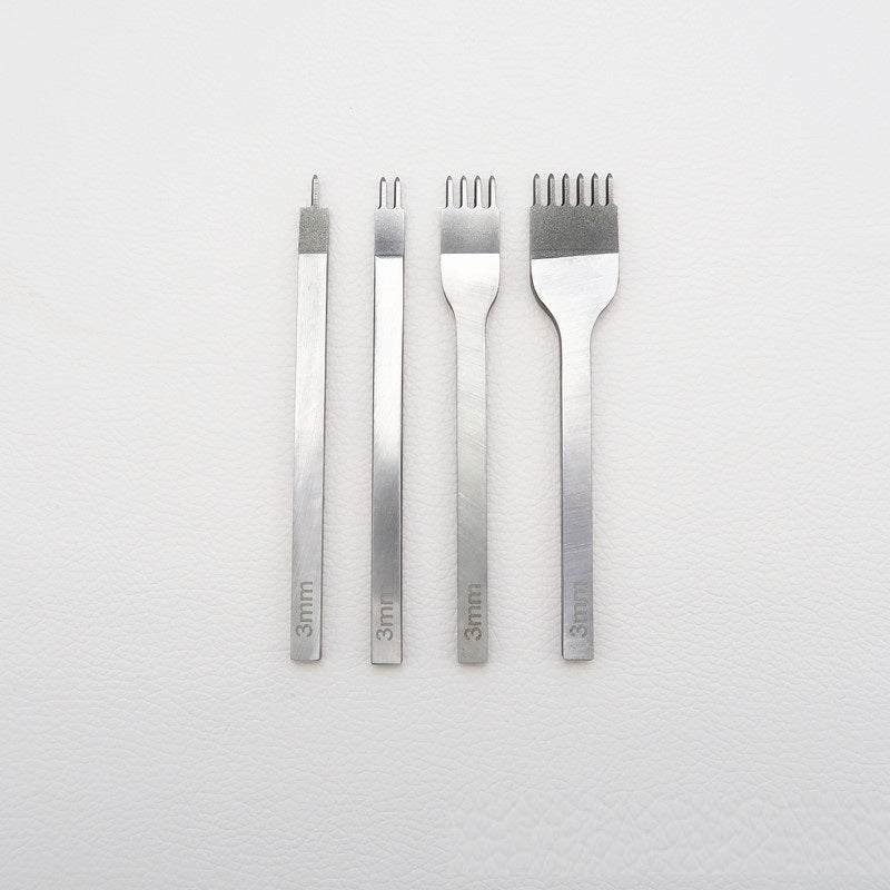 Diamond Punch for Leather - a tool for hand stitching and marking - ArtOm_farm™ MICROGREENS