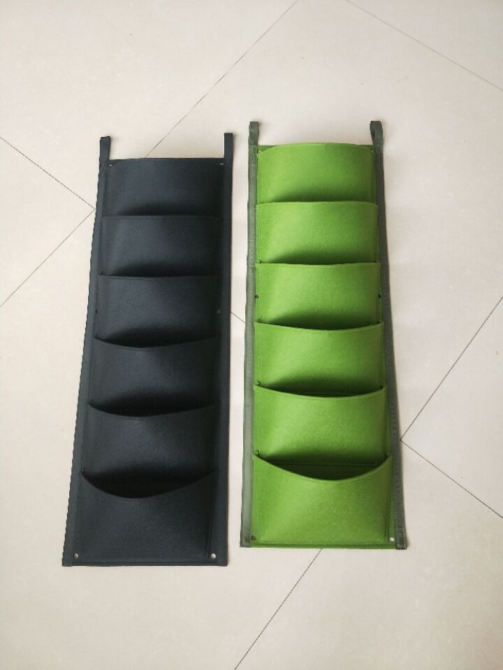 Wall Mount Hanging Planting Bags Home Supplies Multi Pockets DIY Grow Bag Planter Vertical Growing Vegetable Living Garden Bag - ArtOm_farm™ MICROGREENS