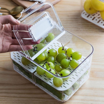 Fruit and Vegetable Storage Box with Lid