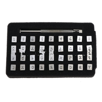 Leather Stamping Stamp Set: Letters and Numbers (36 pcs.) - ArtOm_farm™ MICROGREENS