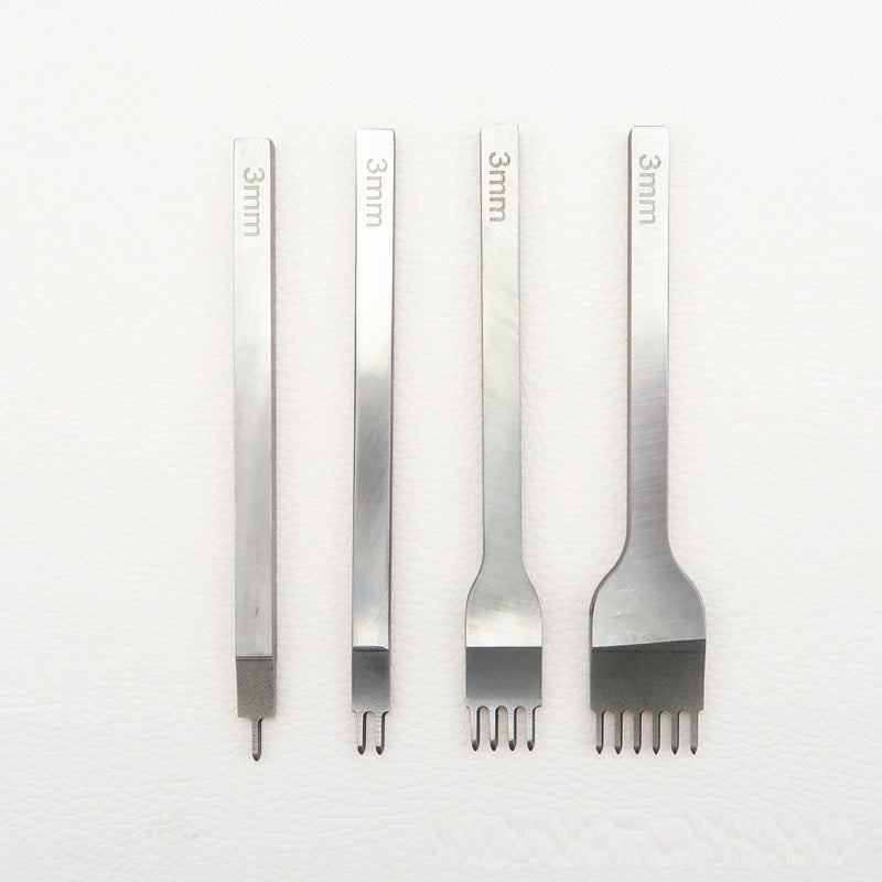 Diamond Punch for Leather - a tool for hand stitching and marking - ArtOm_farm™ MICROGREENS