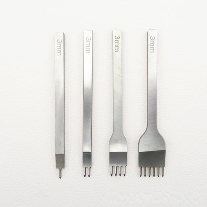 Diamond Punch for Leather - a tool for hand stitching and marking - ArtOm_farm™ MICROGREENS