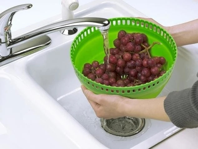 Supply drawstring type foldable fruit and vegetable washer - ArtOm_farm™ MICROGREENS