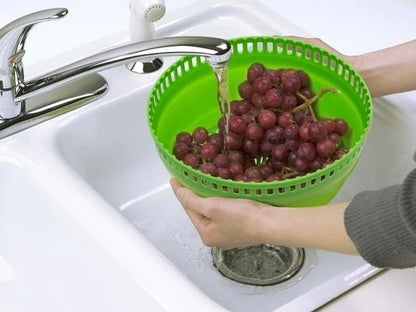 Supply drawstring type foldable fruit and vegetable washer - ArtOm_farm™ MICROGREENS
