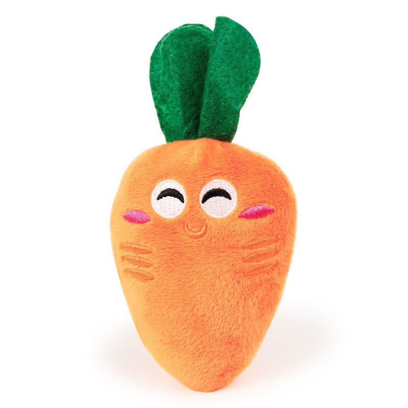 Carrot Plush Toy for Dogs