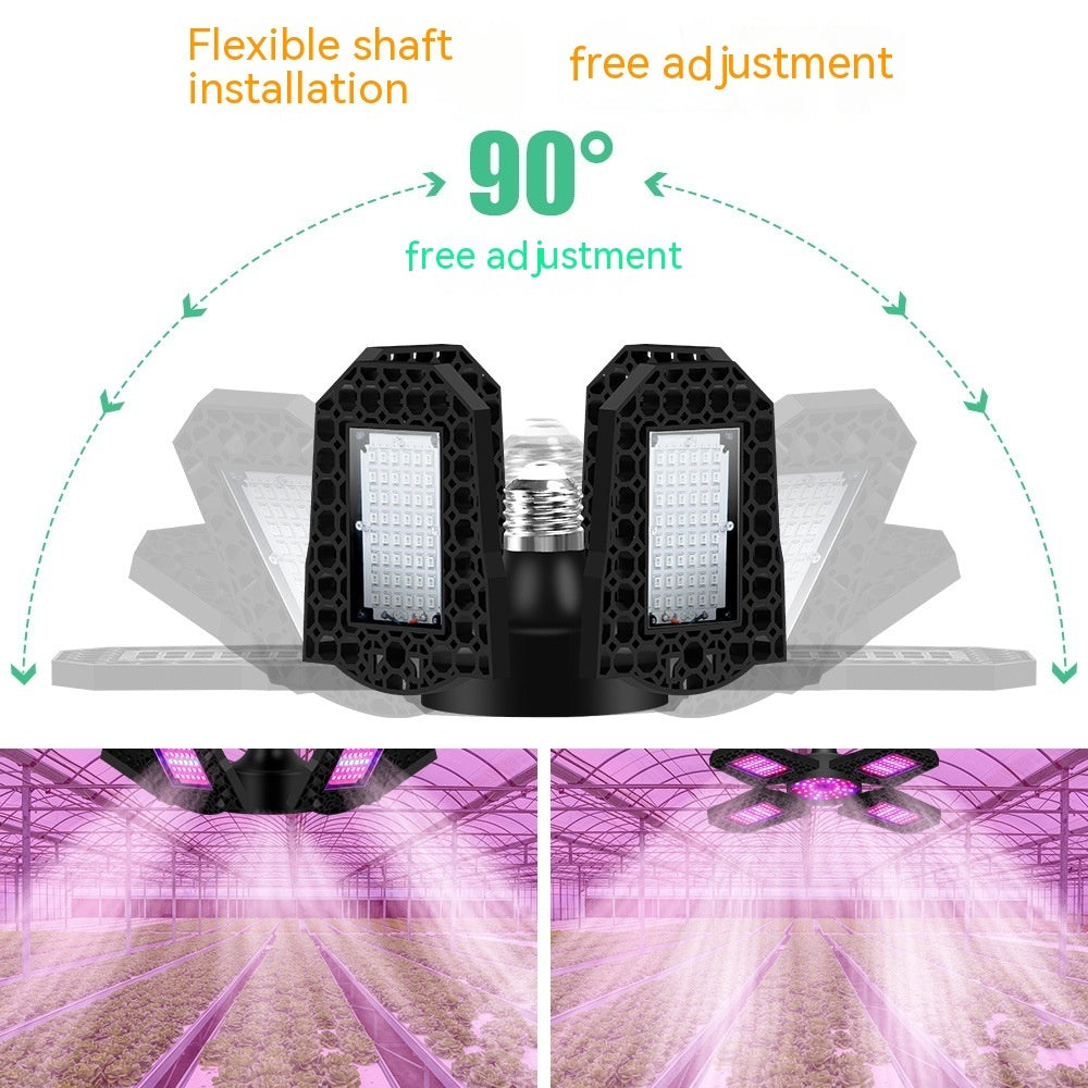 LED Plant Growth Lamp Four-head Foldable - ArtOm_farm™ MICROGREENS