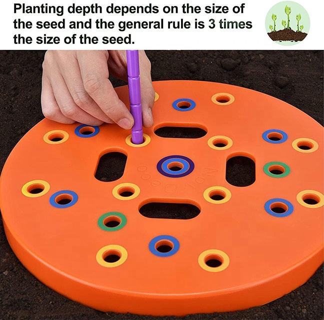 Square Garden Seed Sowing Templates