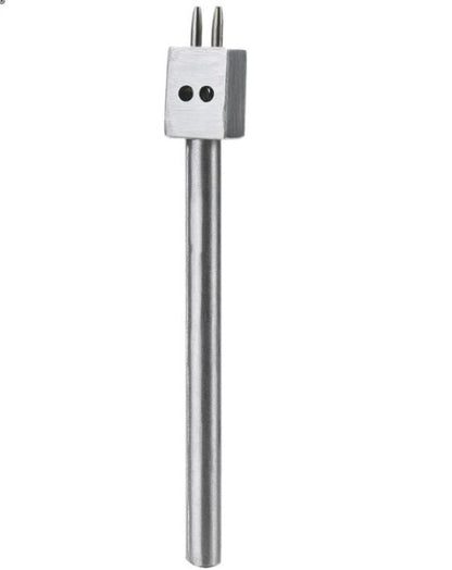 Steel Leather Punch with Round Holes 6mm - Marking and Puncture Tool - ArtOm_farm™ MICROGREENS