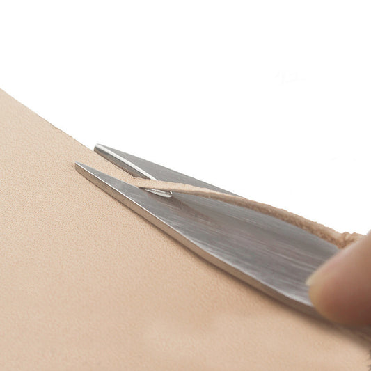Vegetable-tanned leather edge trimming and beveling tool - ArtOm_farm™ MICROGREENS
