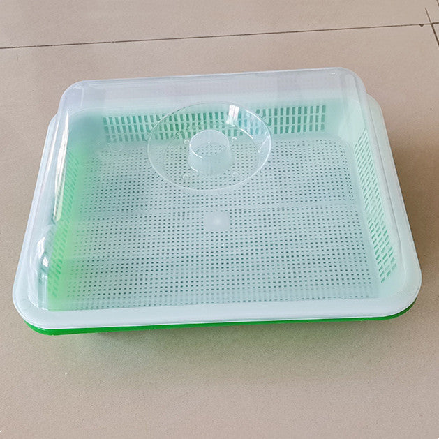 Multi-tier plastic seed sprouting stand