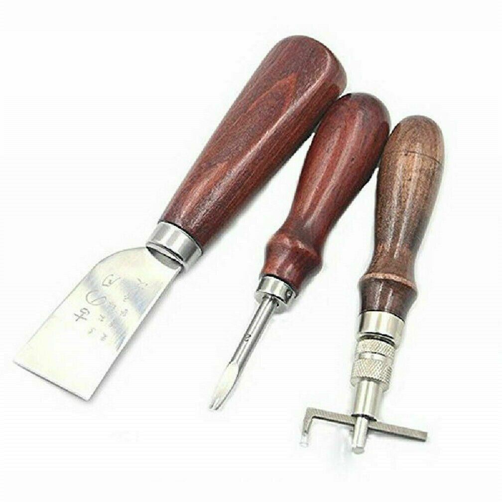 18 in 1 Leather Tool Kit: Punches and Accessories for Handcrafting - ArtOm_farm™ MICROGREENS
