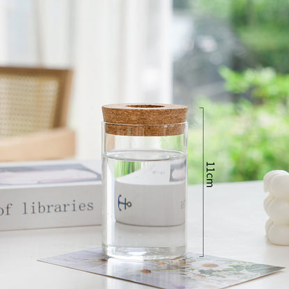 Transparent, Simple and Creative Hydroponic Glass Vase - ArtOm_farm™ MICROGREENS