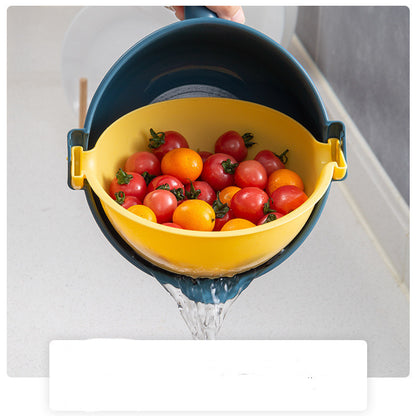 Multifunctional vegetable cutter with drain basket - ArtOm_farm™ MICROGREENS
