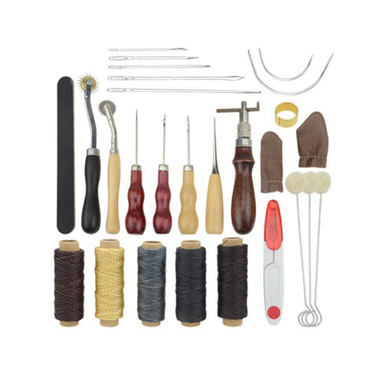 Hand Stitching and Leatherworking Tool Kit, 18 Pieces - ArtOm_farm™ MICROGREENS