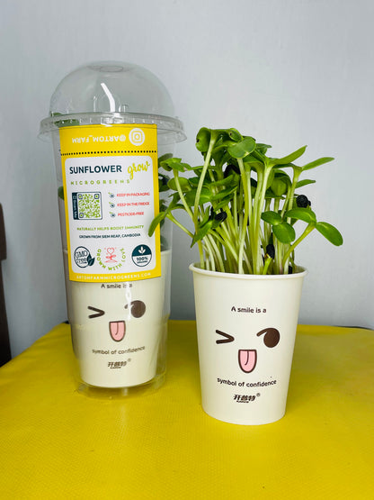 ផ្កាឈូករ័ត្ន Microgreens