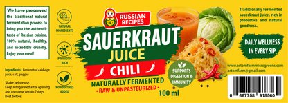 Sauerkraut Juice & Chili - for a Spicy Twis