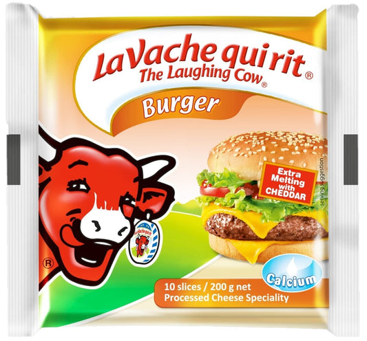 The Laughing Cow Sandwich Slice Burger Cheese 200g (10 slice)