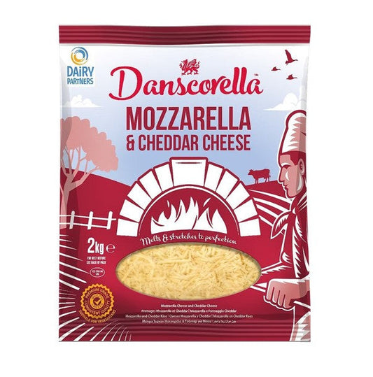DANSCORELLA Mozzarella & Cheedar Cheese 2kg