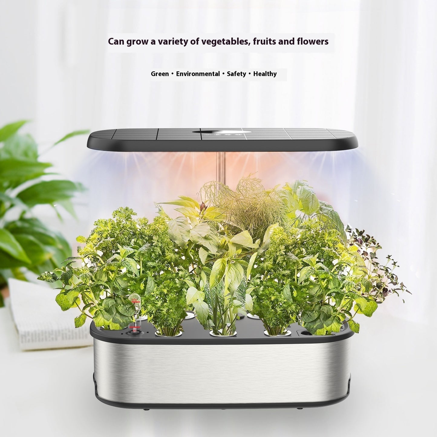 Intelligent hydroponic system for home growing