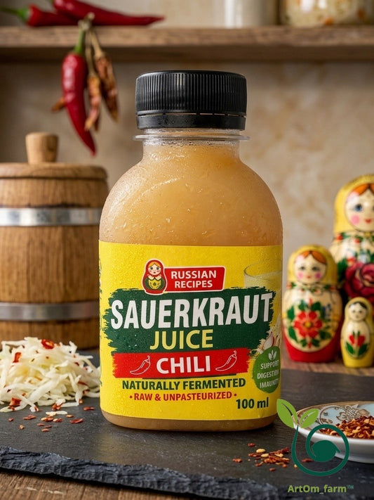 Sauerkraut Juice & Chili - for a Spicy Twis